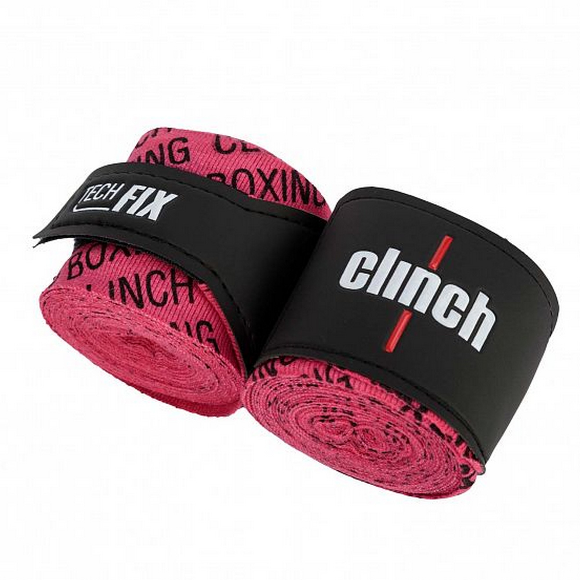 Бинты эластичные Clinch Boxing Crepe Bandage Tech Fix C140 розовый длина 3.5 м