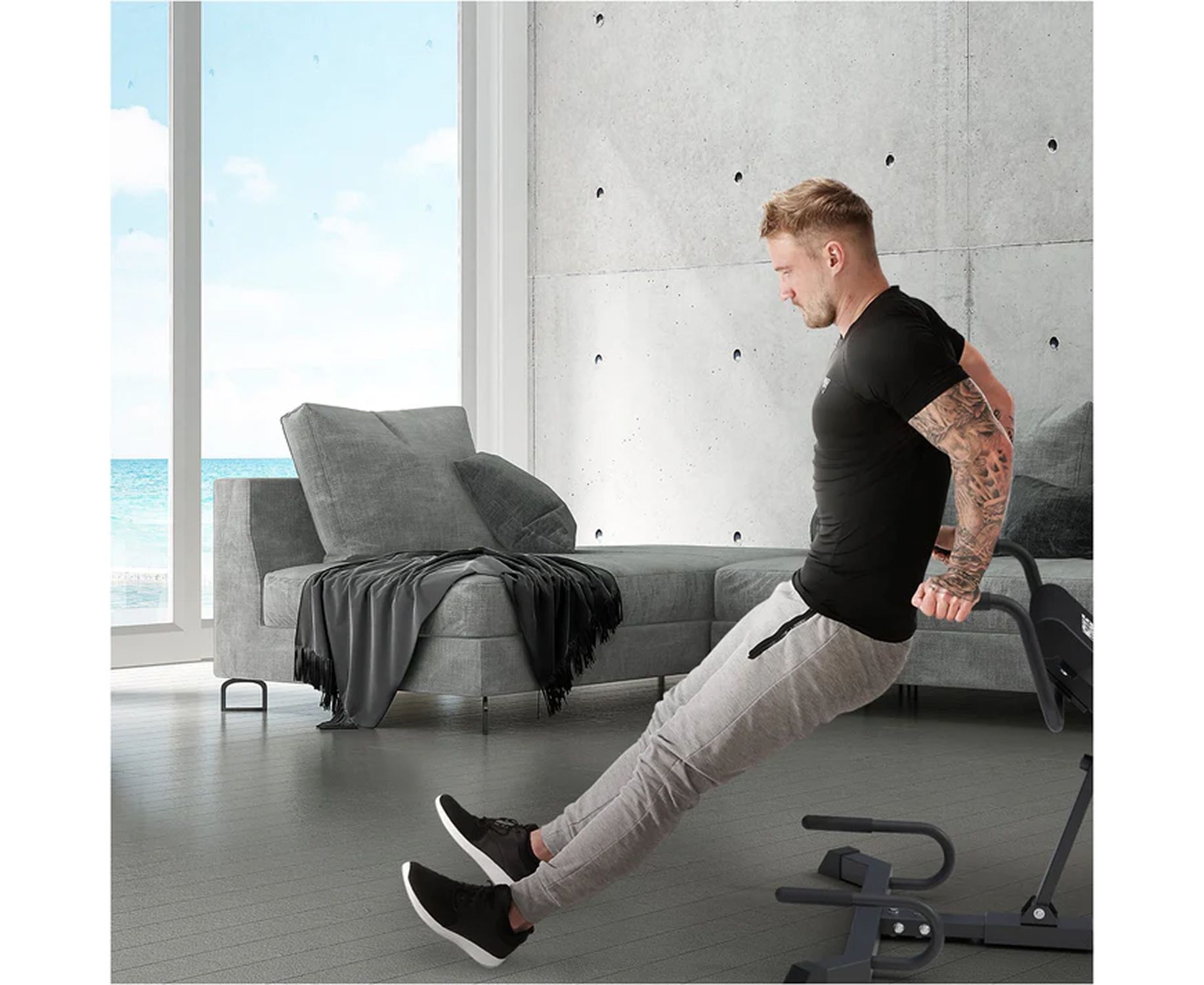 Гиперэкстензия DFC MAXXUS GSMX-600417-00019-0001 римский стул | Premium Fitness