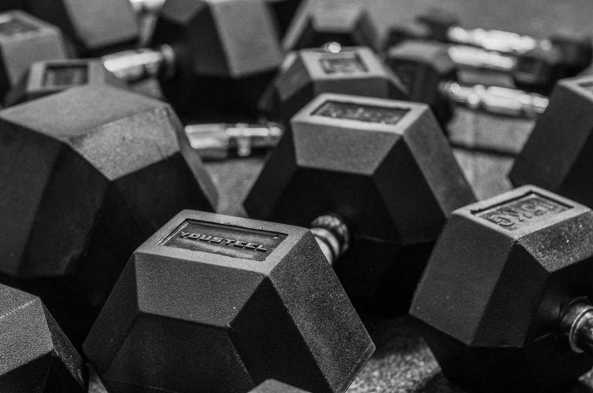 Гантель гексагональная 27,5кг YouSteel