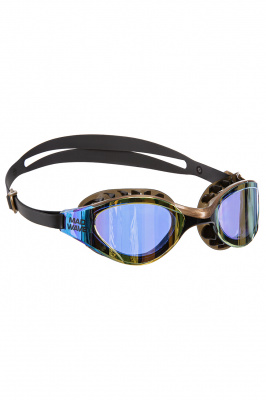 Очки для плавания Mad Wave Hydro flex rainbow M0424 16 0 01W черный