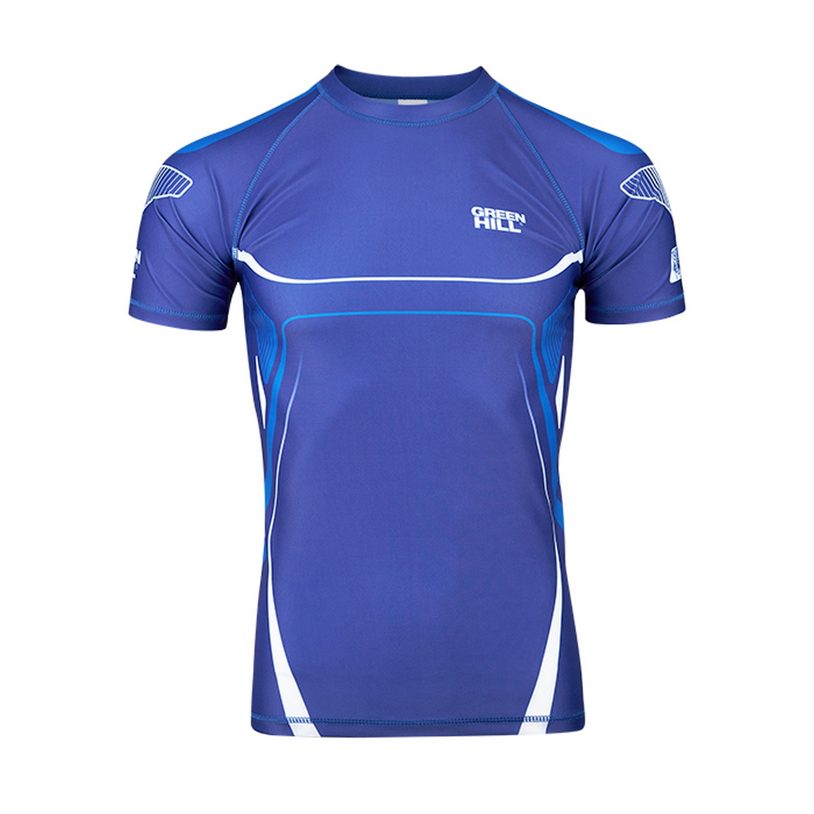 Рашгард Green Hill СОЮЗ ММА РОССИИ RGI-4023MMAU синий