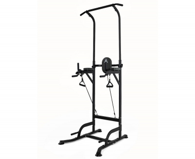 Турник-брусья c эспандерами DFC Power Tower G008 | Premium Fitness