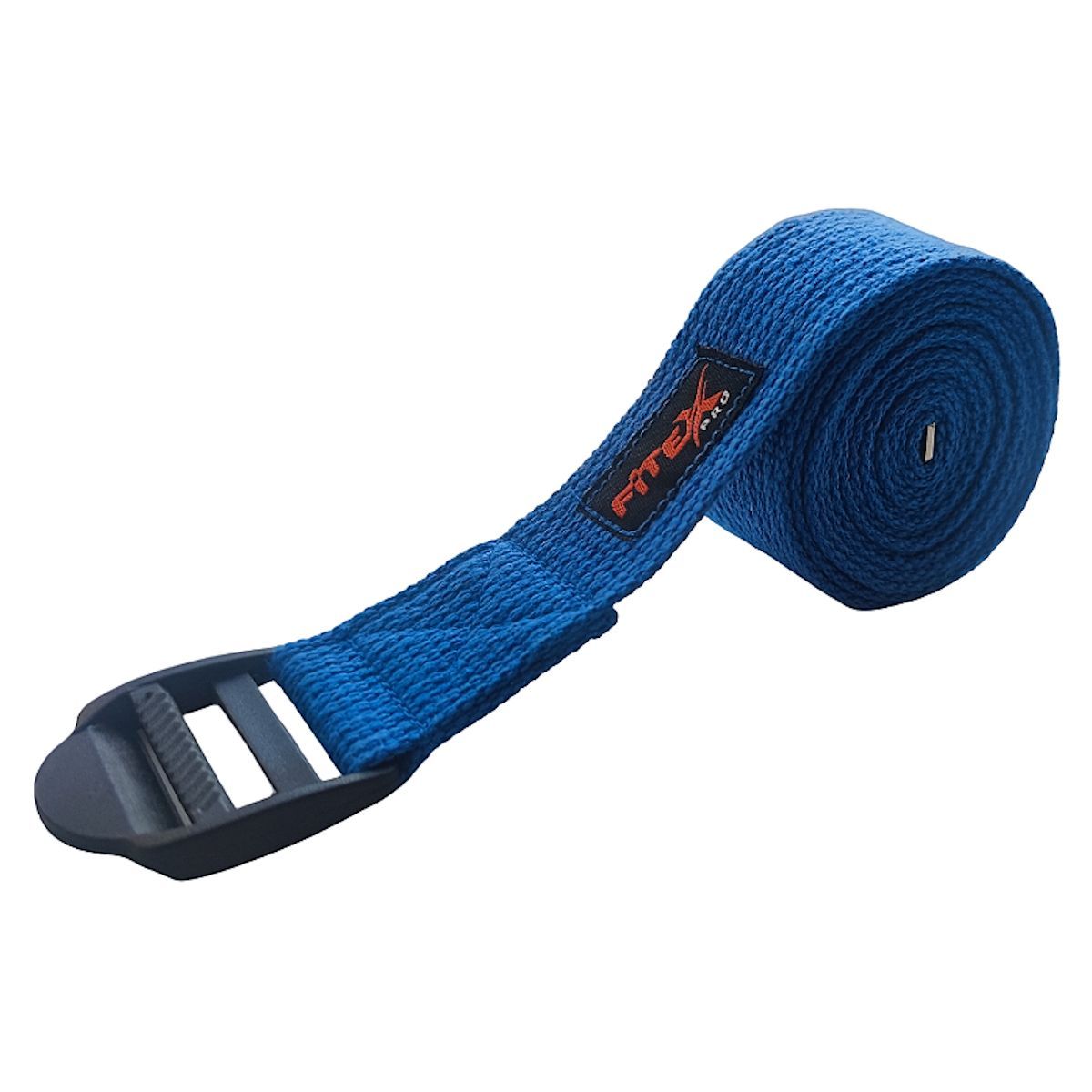 Ремень для йоги 183х3,8см Fitex Pro FTX-1218 синий