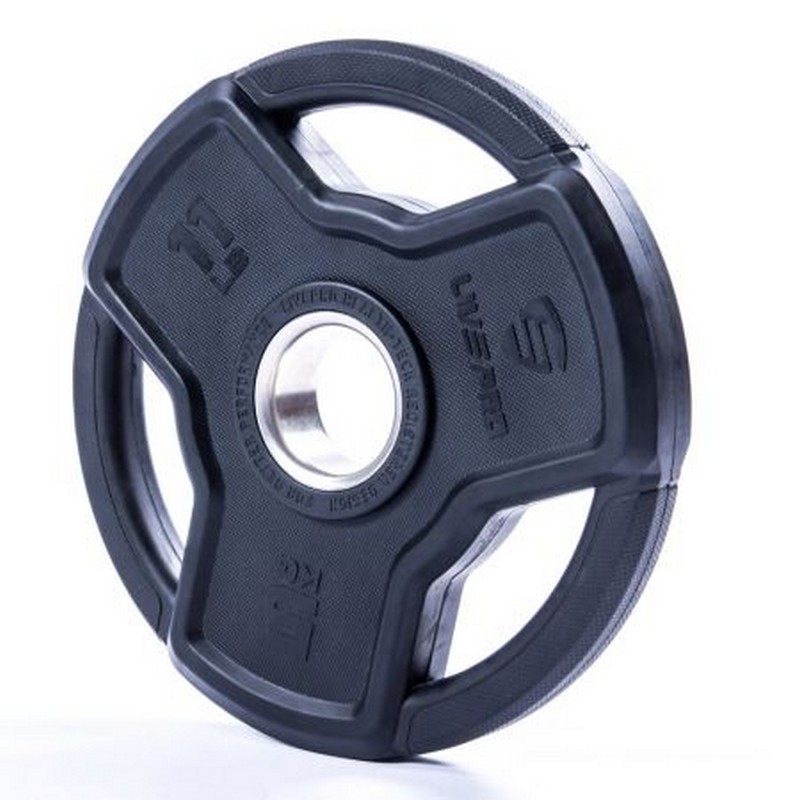 Обрезиненный диск 1,25 кг Live Pro Premium Rubber LP8330-1.25