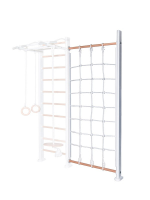 Детский спортивный комплекс Perfetto Sport "Verticale in legno con rete" bianco-naturale PS-134 Стойка с сеткой