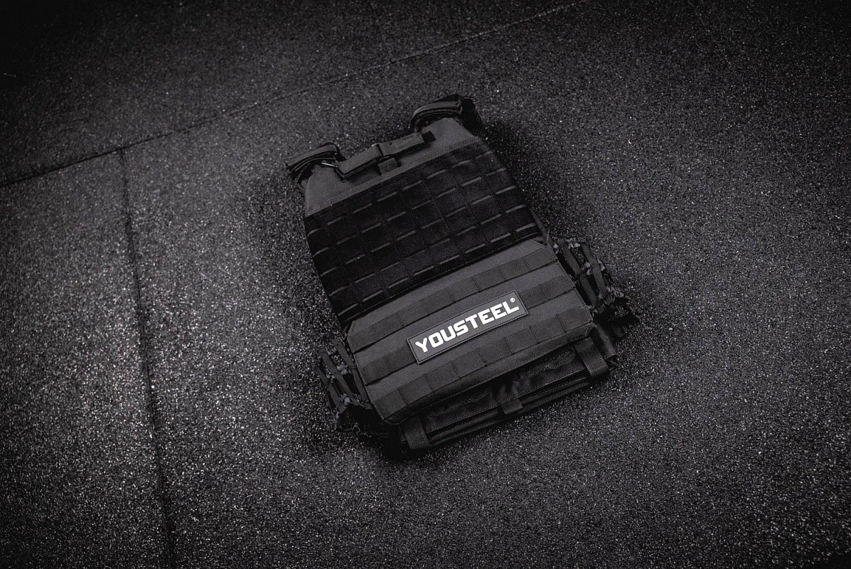 Жилет утяжелитель c плитами, 9 кг YouSteel