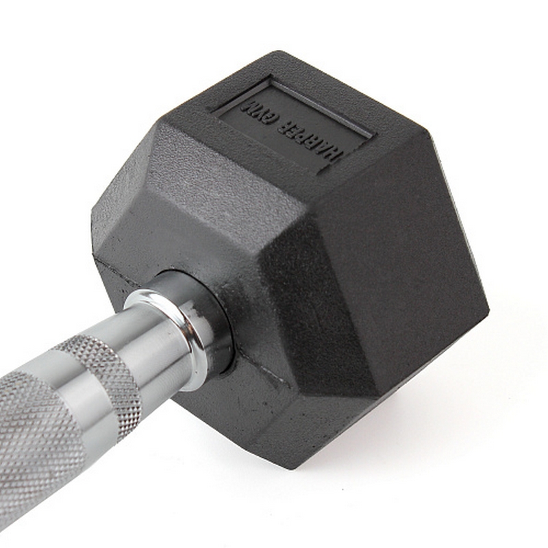 Гантель шестигранная обрезиненная Harper Gym NT162