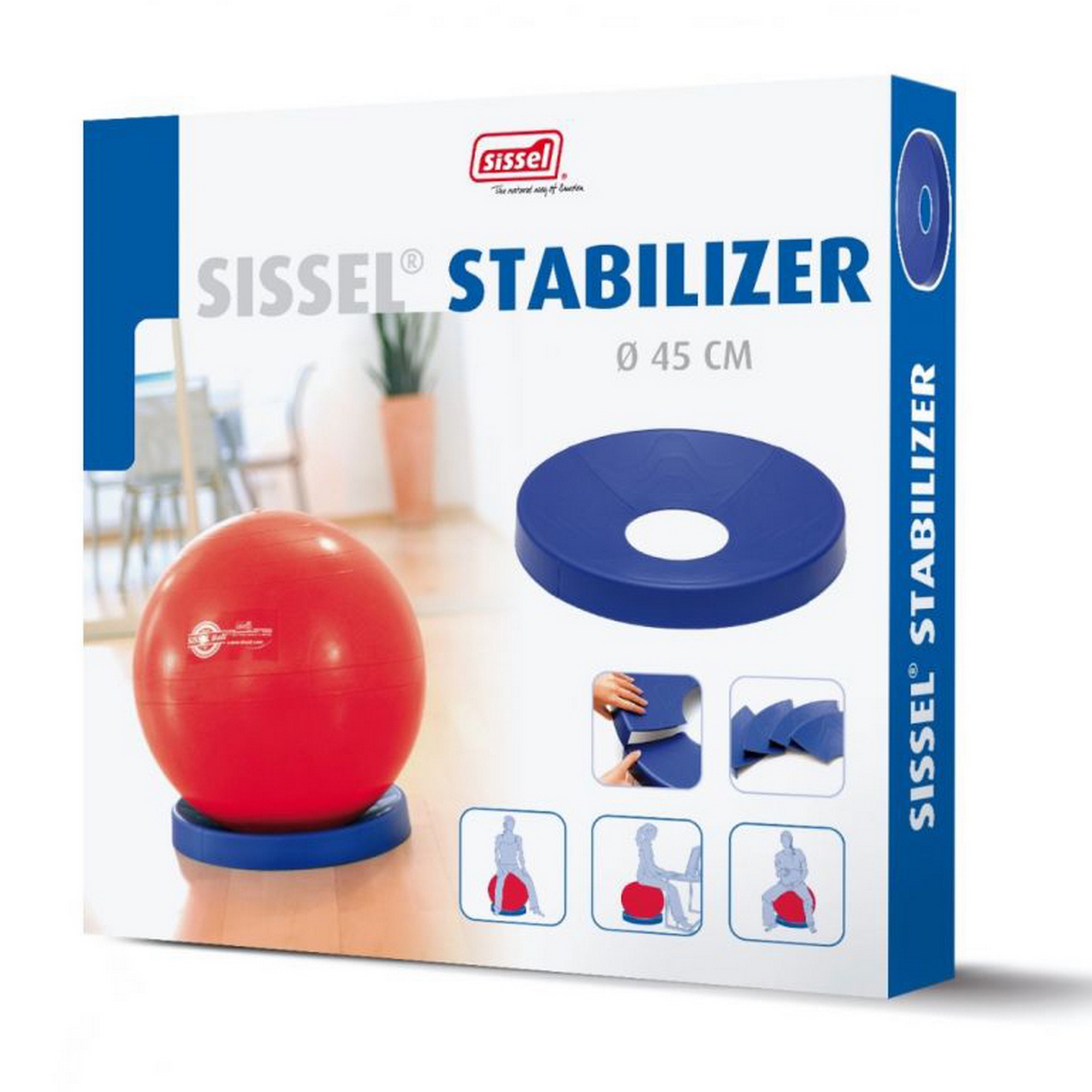 Подставка под гимнастический мяч SISSEL Exercise Ball Stabilizer 160.016 синий