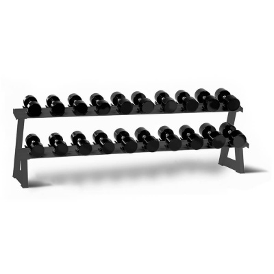 Стойка для хранения 10-ти пар гантелей Aerofit AFDBR10 | Premium Fitness