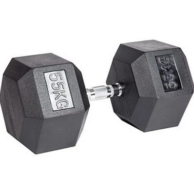 Гантель неразборная гексагональная 55кг VictoryFit VF-H550