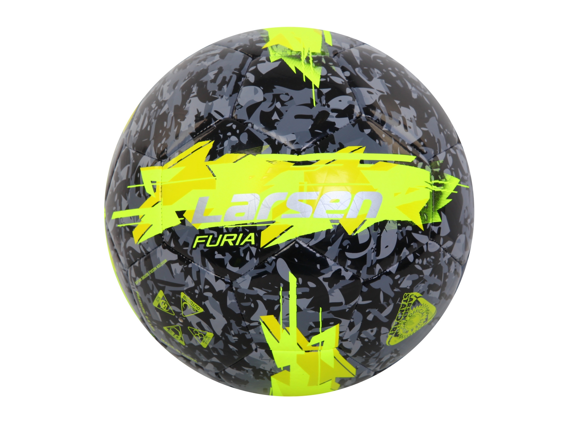 Мяч футбольный Larsen Furia Lime р.5