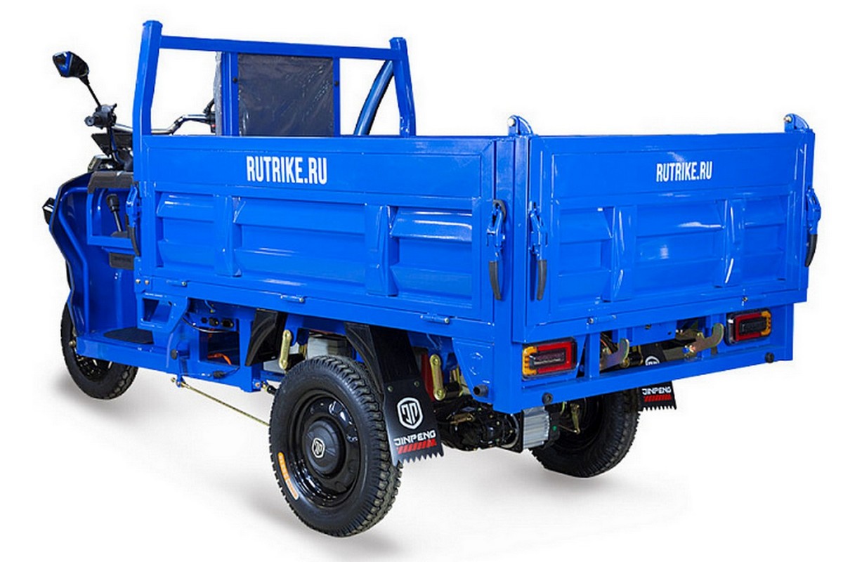 Грузовой электрический трицикл RuTrike D5 1700 гидравлика (60V1200W) 024732-2799 темно-синий матовый