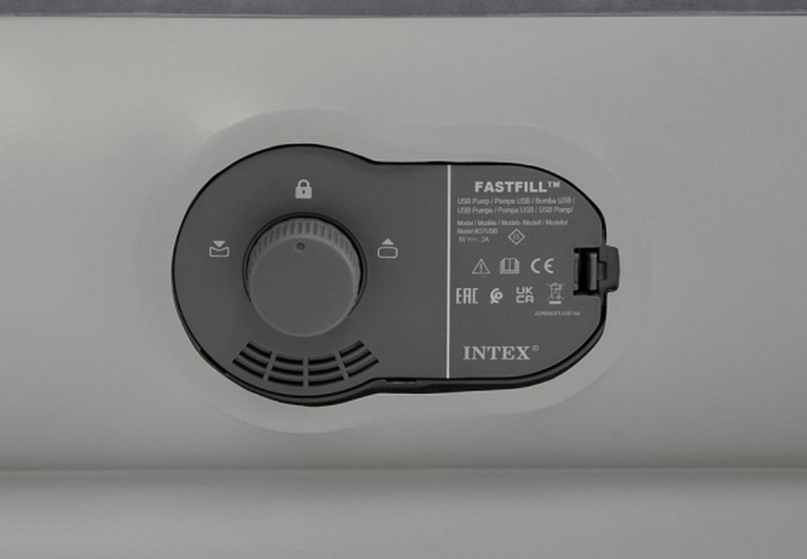 Надувной матрас 99х191х30см Prestige со встр. USB насосом, до 136кг Intex 64112