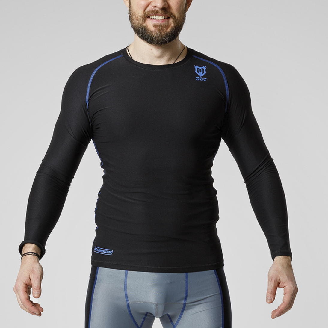 Футболка с длинным рукавом Mad Guy Basic Compression SR