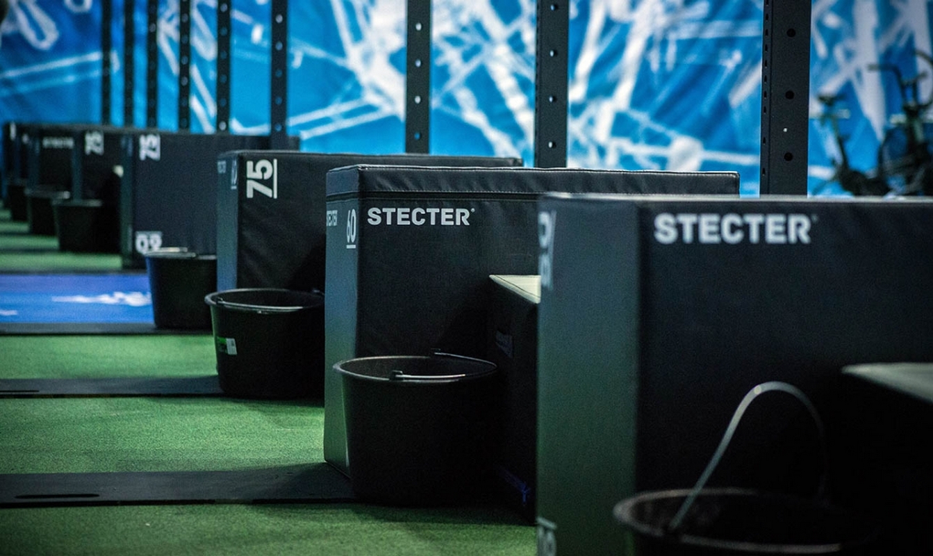 Безопасная тумба для запрыгиваний 75-60-50 (плиобокс) Stecter