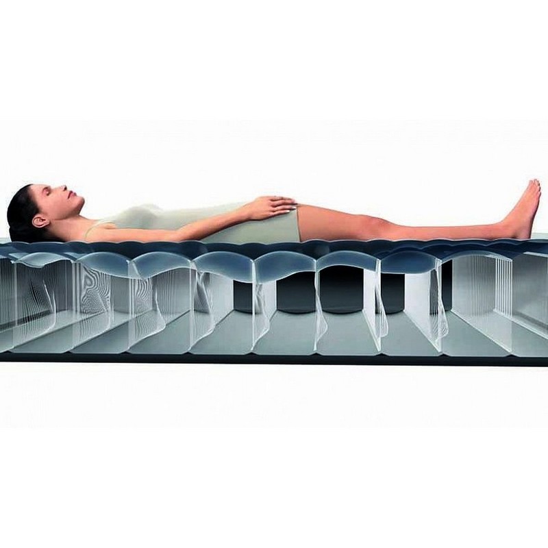 Надувная кровать Intex Pillow Rest Raised Bed 152х203х42см встроенный насос 220V 64124