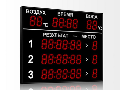 Табло для плавания Импульс 713-D13x8-L3xD13x7-T-T2