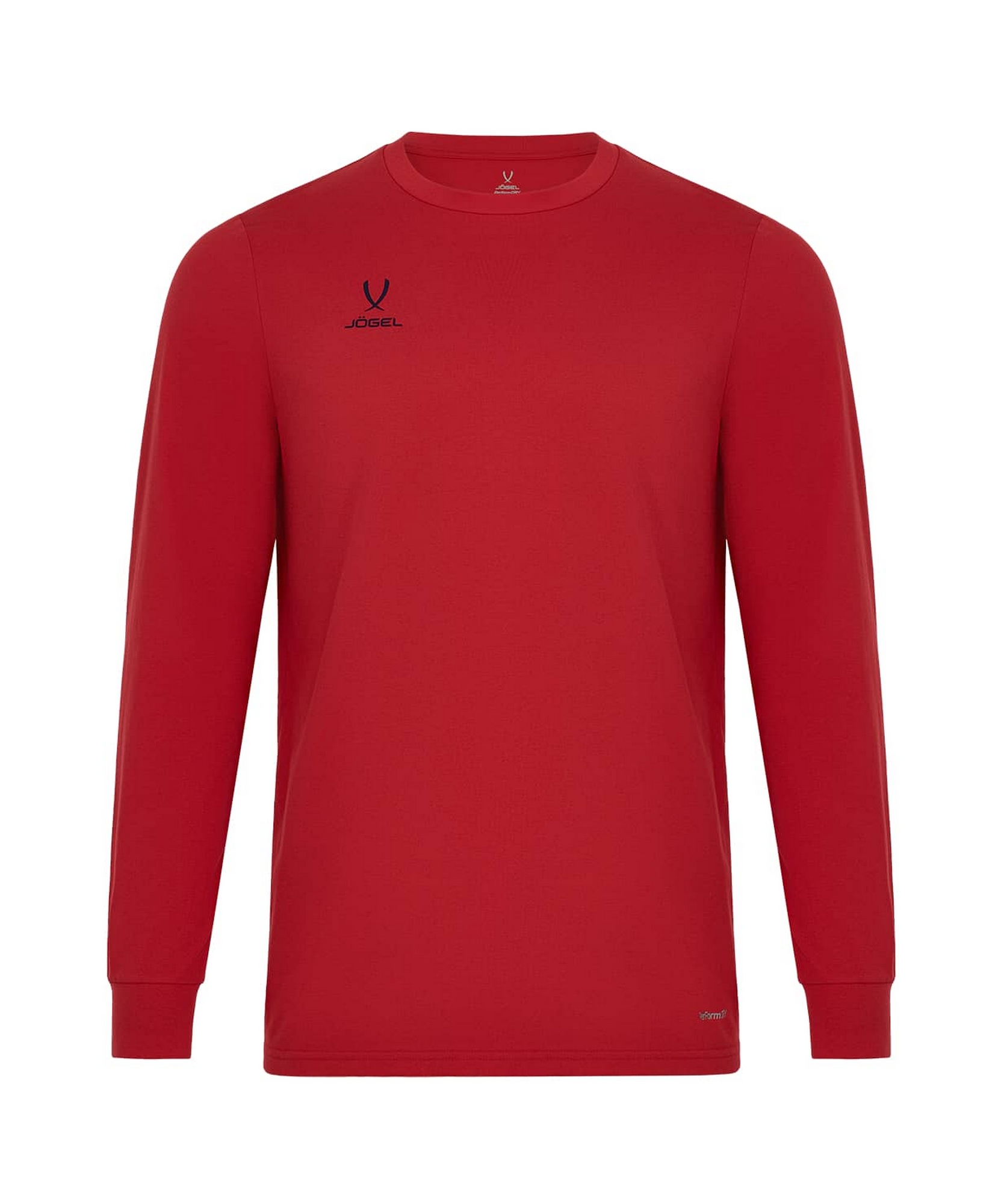 Футболка баскетбольная с длинным рукавом Jogel DIVISION PerFormDRY Pre-Match Longsleeve Jersey, красный