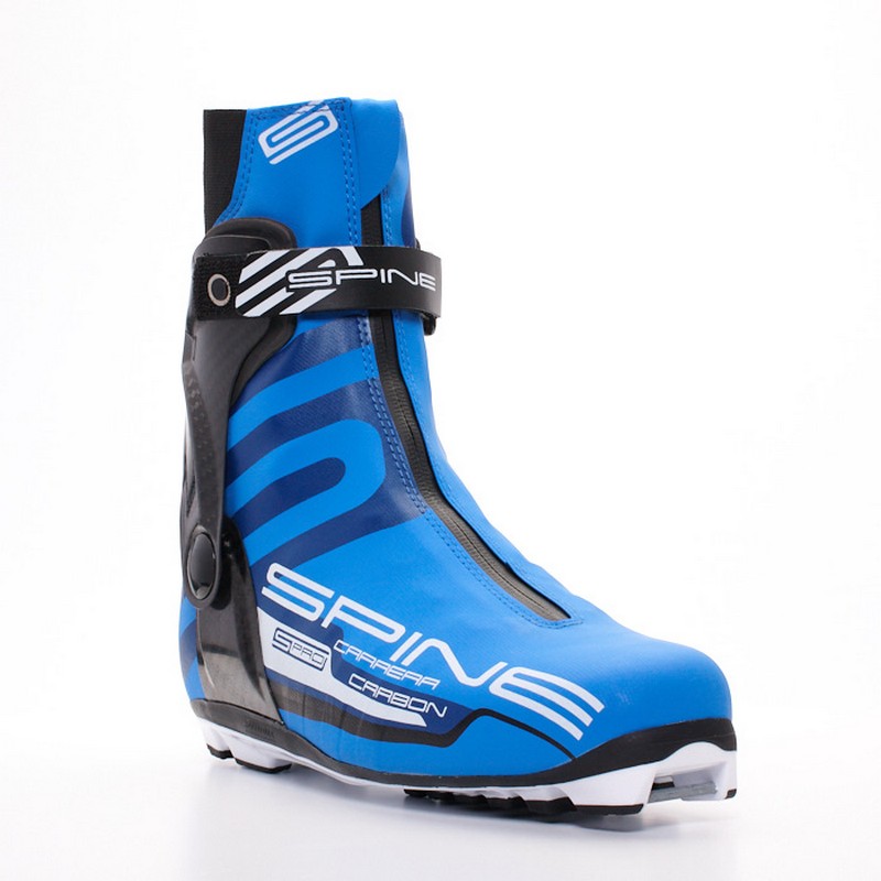 Лыжные ботинки NNN Spine Carrera Carbon Pro 598-S черный/синий