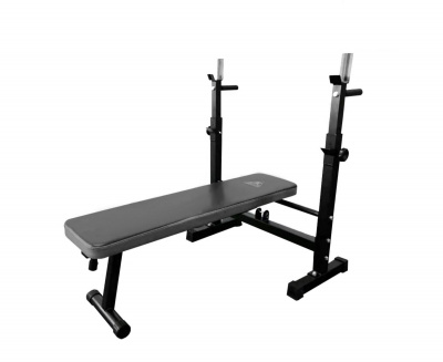 Скамья со стойками под штангу DFC D6453 | Premium Fitness