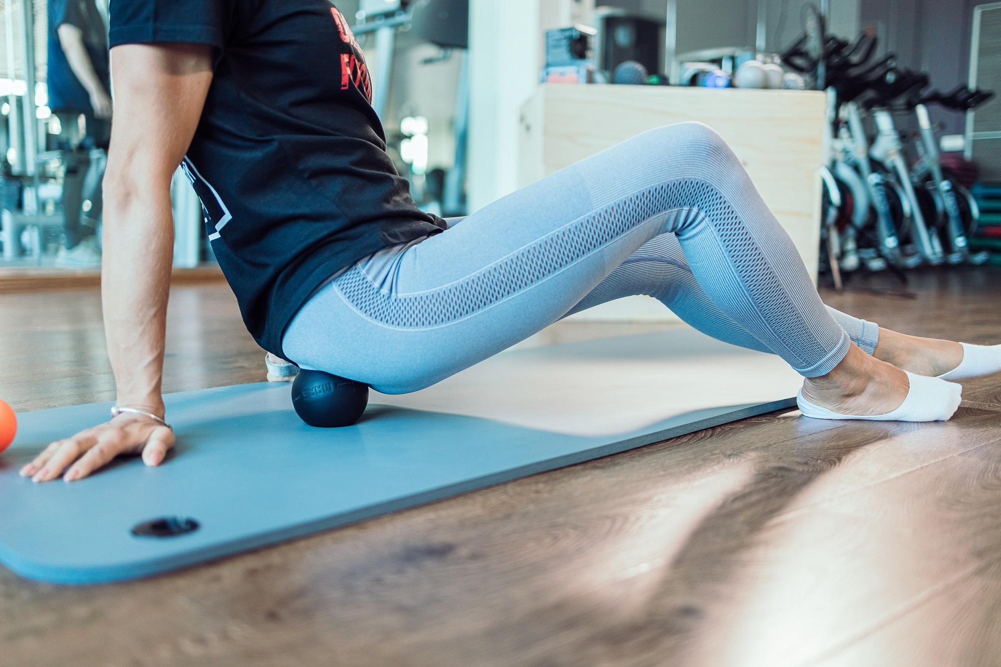 Мяч для МФР 9см одинарный (без коробки) Original Fit.Tools FT-MARS-RED-DSC красный