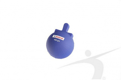 Мяч с рукояткой для тренировки метания, из ПВХ, 400 г Polanik JKB-0,4