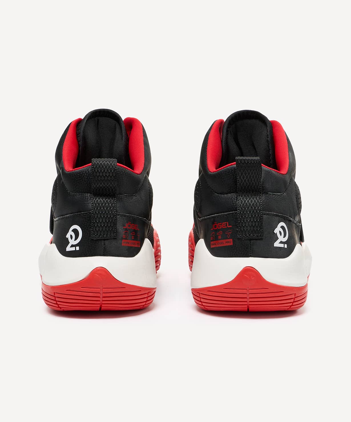 Кроссовки баскетбольные Jogel Launch 2.0 MID, черный\красный\белый