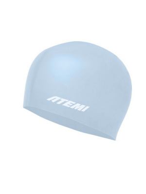 Шапочка для плавания Atemi kids silicone cap Light blue KSC1LBE голубой