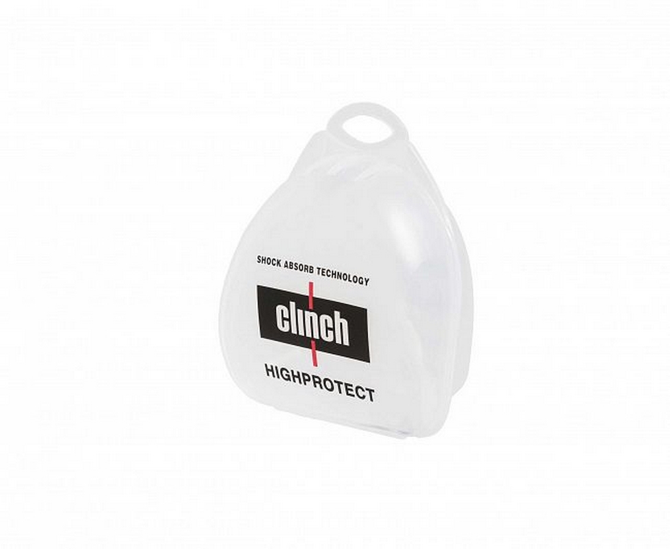 Капа одночелюстная Clinch Shield Double Layer Mouthguard C512 бело-синий