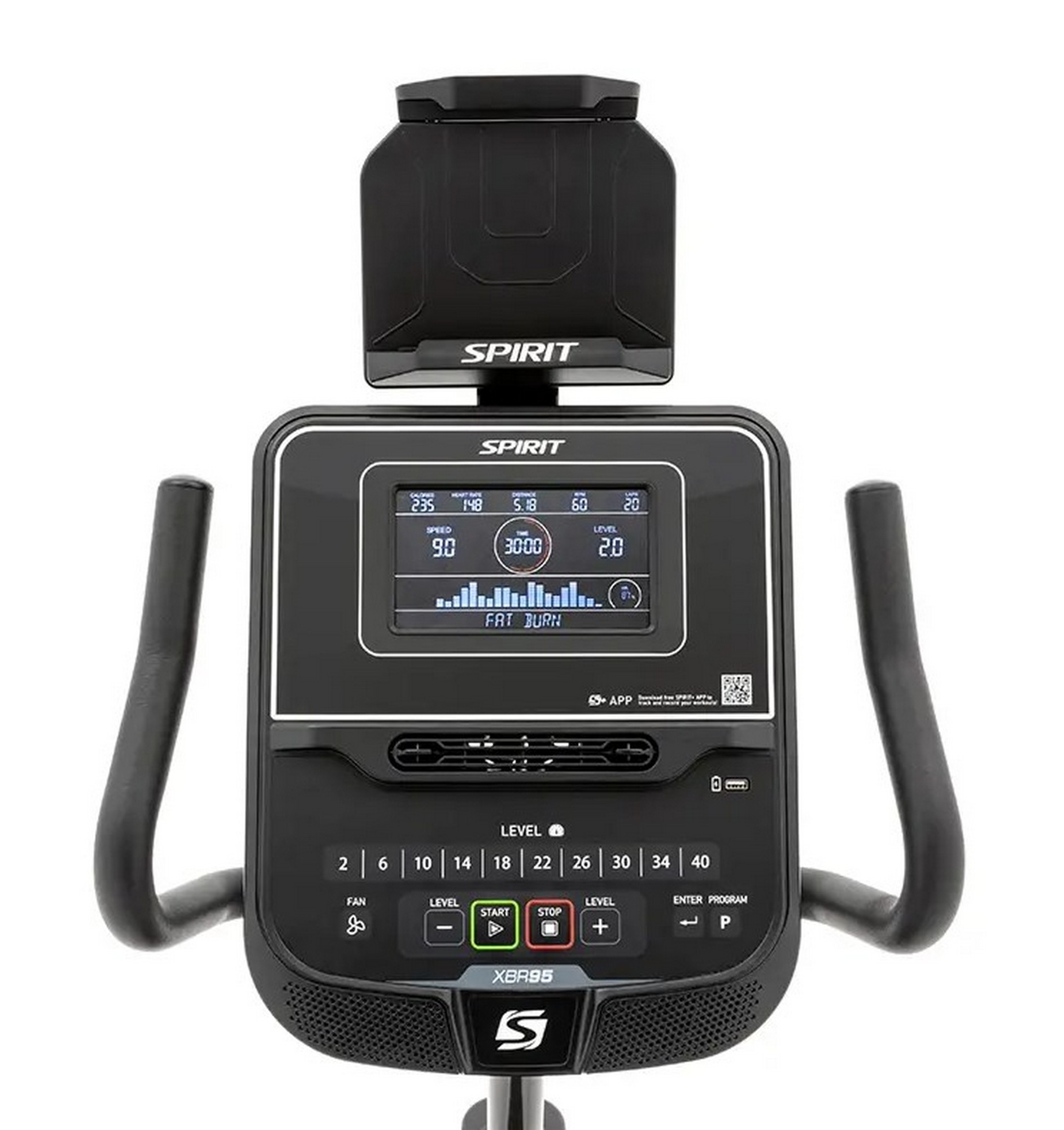 Велотренажер SPIRIT XBR95 Black