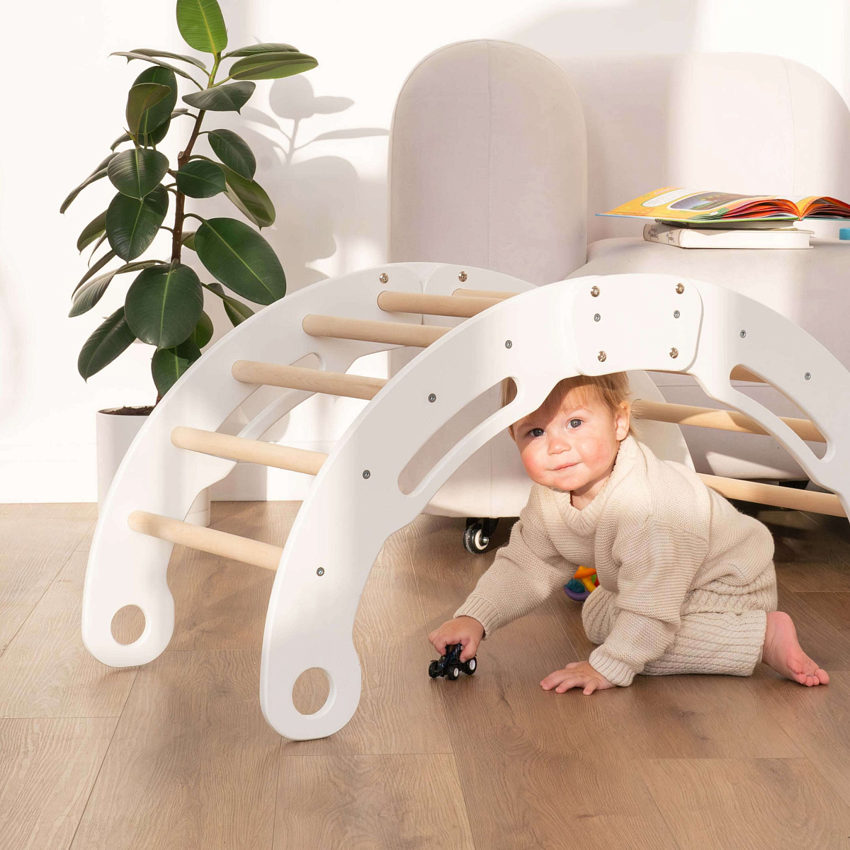 Арка-качалка Romana Eco5 03.20.05 дерево\белый