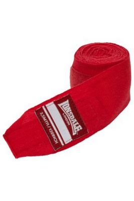 Бинты 450см Lonsdale Pro Hand 160008 450 RD красный