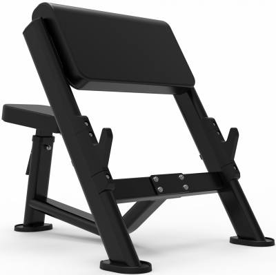 Парта для бицепса Impulse ITF8501 (скамья Скотта) | Premium Fitness