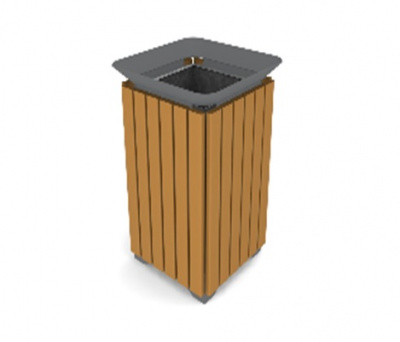 Урна со вставкой 50x50x68 см