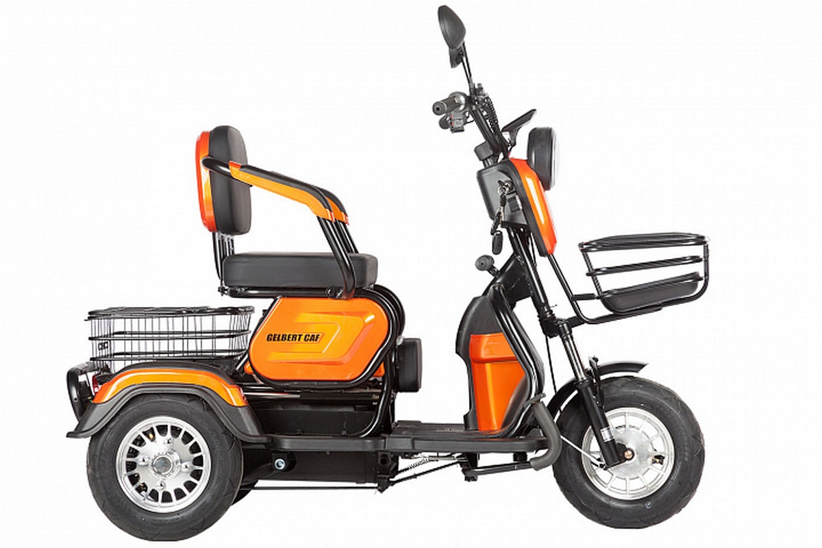 Электротрицикл 48V/60V 600Вт RuTrike Gelbert Caf 0000131-30