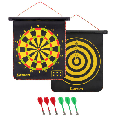 Набор для игры в дартс, магнитный, 38х32см Larsen ECE 076