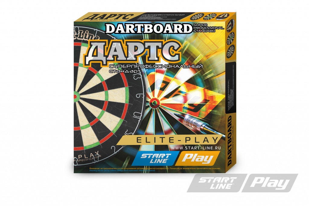 Комплект для игры в дартс Start Line Elit-Play BL-1818A, d-45 см