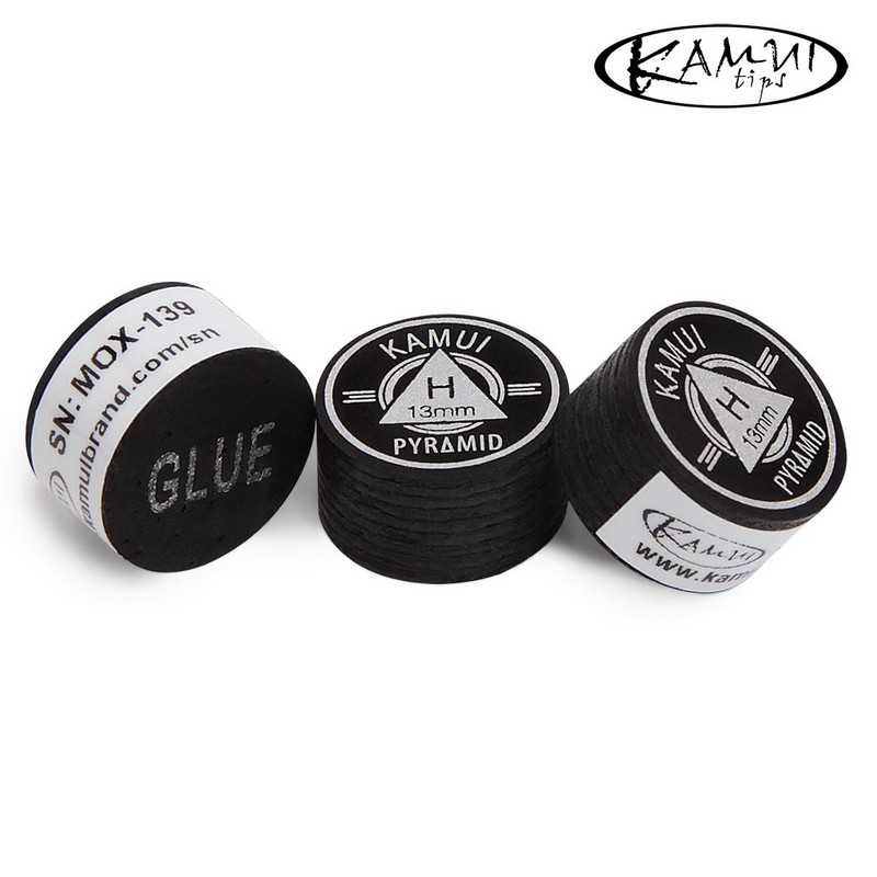 Наклейка для кия Kamui 09387 Pyramid Black ø13мм Super Soft 1шт.