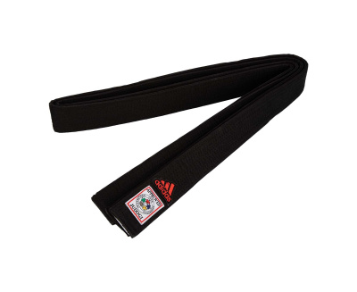 Пояс для дзюдо Adidas Elite IJF Premium adiB242J черно-красный