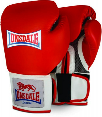 Перчатки тренировочные 14oz Lonsdale Brantford 160050 14 RD красный