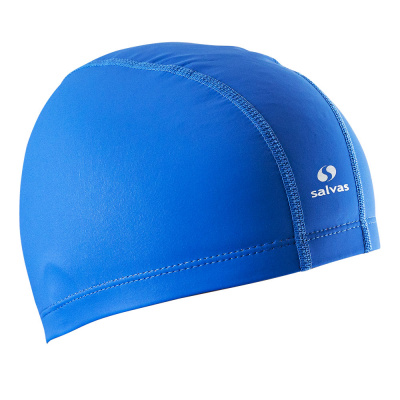 Шапочка для плавания нейлон с PU Salvas Cap PU FA066/B синий