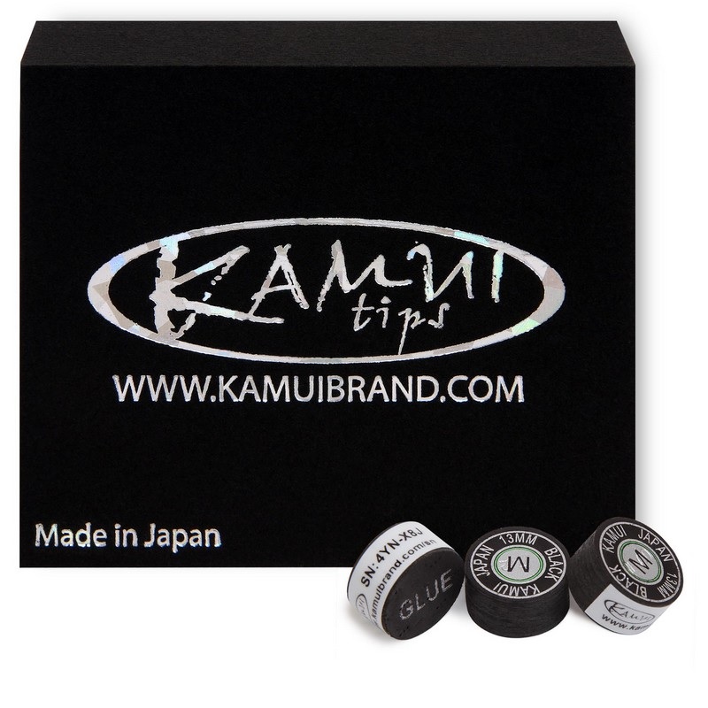 Наклейка для кия Kamui Black d13мм Medium 1шт 03101