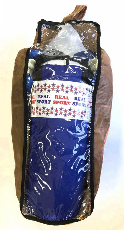 Набор боксерский Real Sport Мини RS250 синий