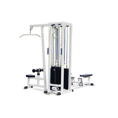 Мультистанция 3-х позиционная с одинарной блочной рамкой MB Barbell МВ 3.03.1 | Premium Fitness
