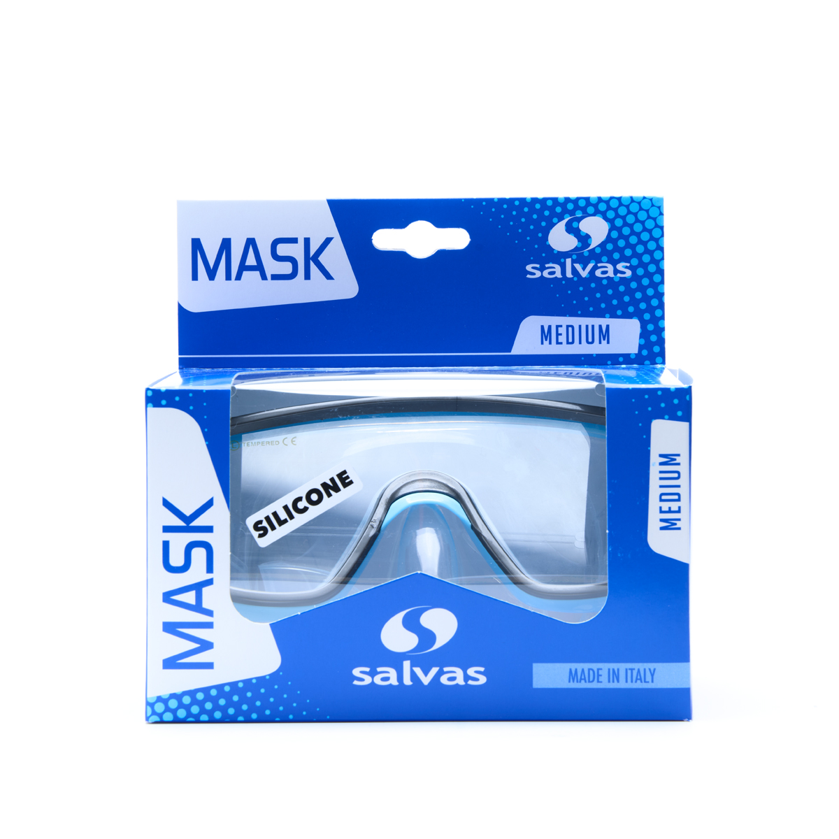 Маска для плавания Salvas Geo Md Mask CA140S1QYSTH голубой