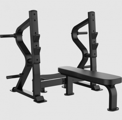 Олимпийская горизонтальная скамья для жима Impulse SL7028 | Premium Fitness