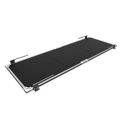 Помост тяжелоатлетический (резина) DHZ 100х300х4см | Premium Fitness