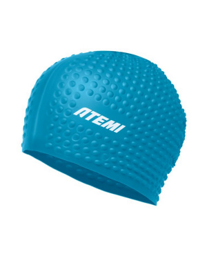 Шапочка для плавания Atemi bubble cap Green river FBC1GR зеленый