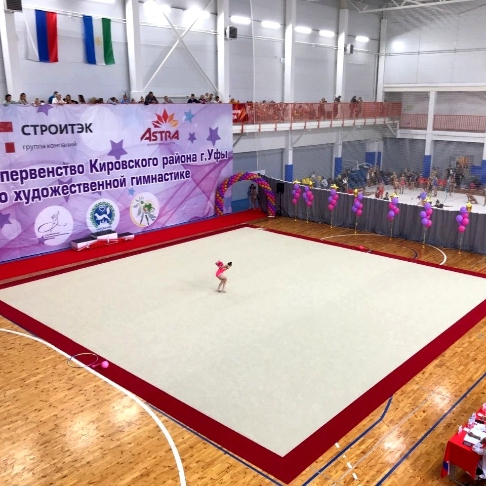 Ковер гимнастический GymSport PROF PREMIUM RED 14Х14