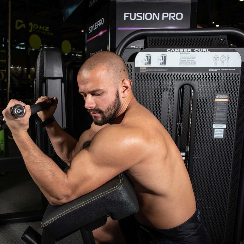 DHZ E7030 Бицепс-машина сидя | Premium Fitness